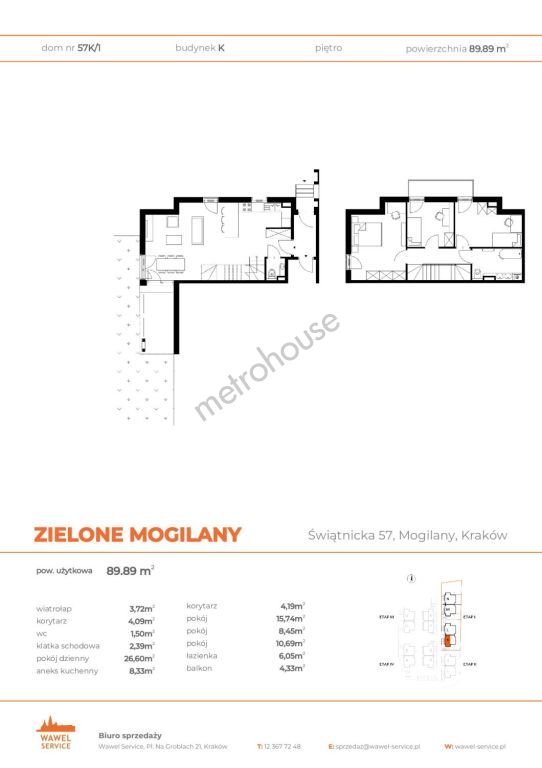 House  for sale, Krakowski, Mogilany