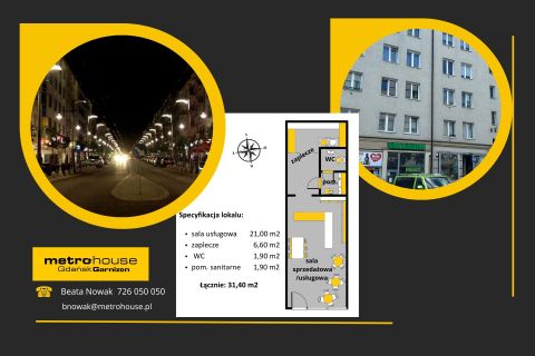 Sprzedaż Lokal handlowo-usługowy Żwirki i Wigury, Gdynia