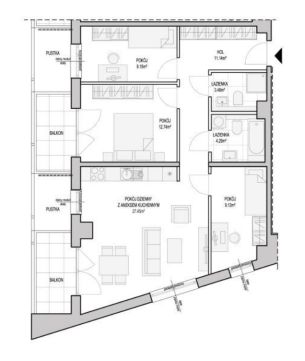 Sprzedaż Mieszkanie Kiełpinek, Gdańsk