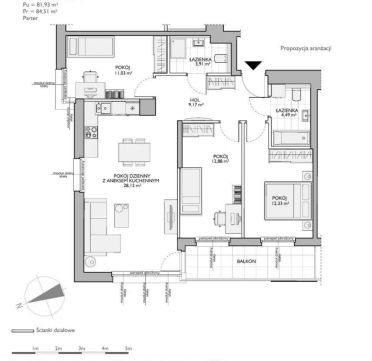 Sprzedaż Mieszkanie Kiełpinek, Gdańsk