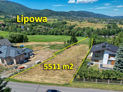 Sprzedaż Działka Lipowa, pow. żywiecki